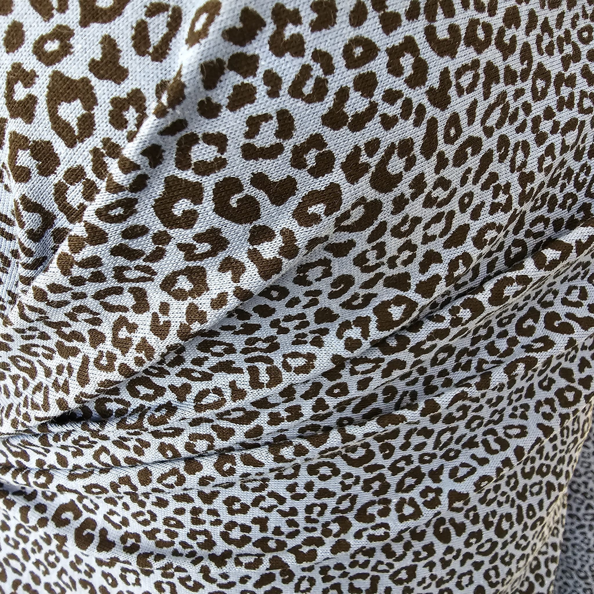 Baumwolljersey Leopardenmuster - Altrosa