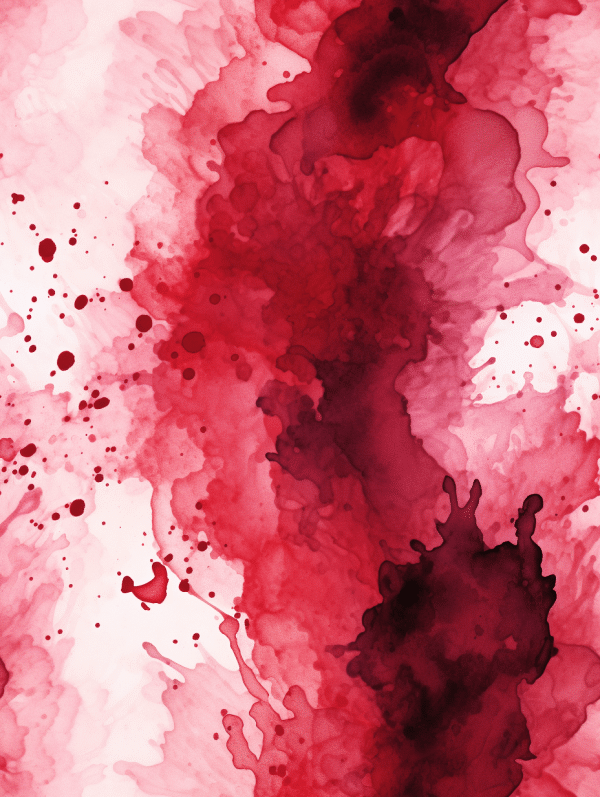 Aquarell - red and white